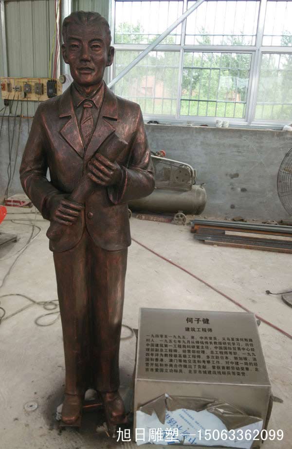 浙江玻璃钢人物雕塑高度1.8米
