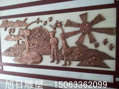 天津-校园文化锻铜浮雕 40平米
